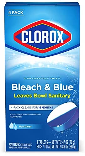 Clorox Ultra Clean Toilet Tablets Bleach 4ct $6.15 shipped