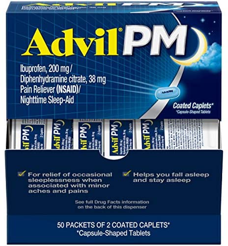 Advil PM Pain Reliever and Nighttime Sleep Aid $8.97 shipped