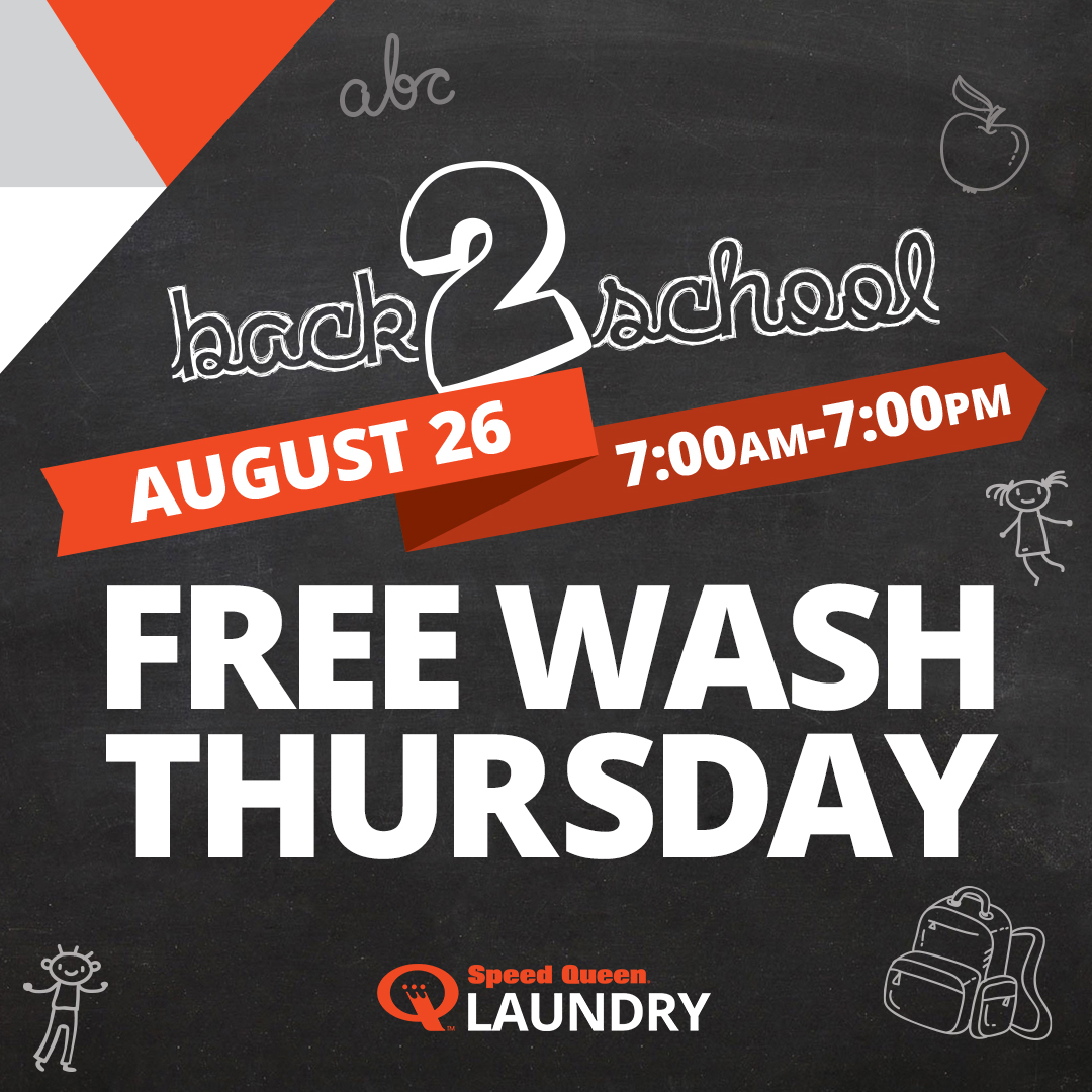 FREE Laundry Wash At SPEED QUEEN