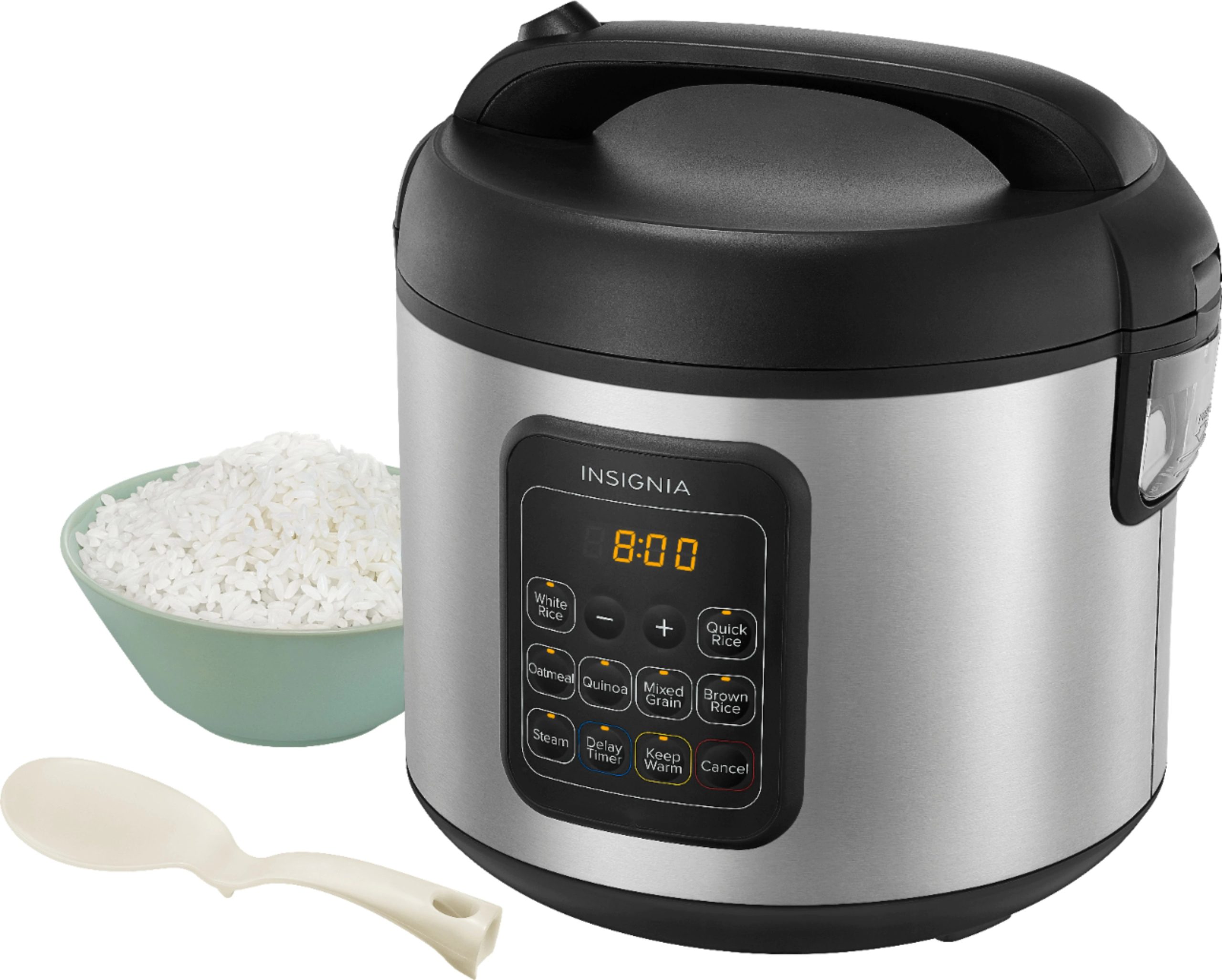 Insignia 20-Cup Rice Cooker and Steamer $24.99