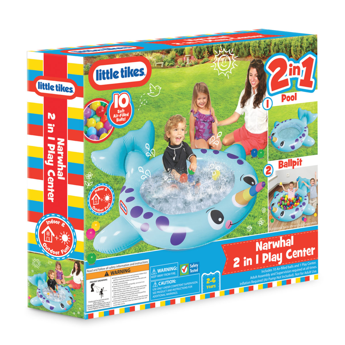 LITTLE TIKES 2 IN 1 PLAY CENTER ONLY $9.59