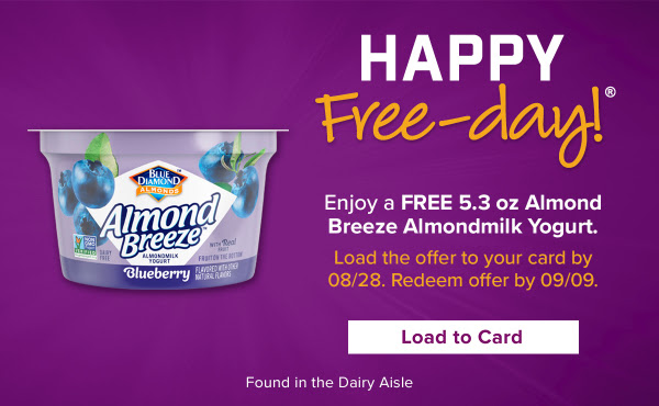 Free Almond Breeze Almondmilk Yogurt