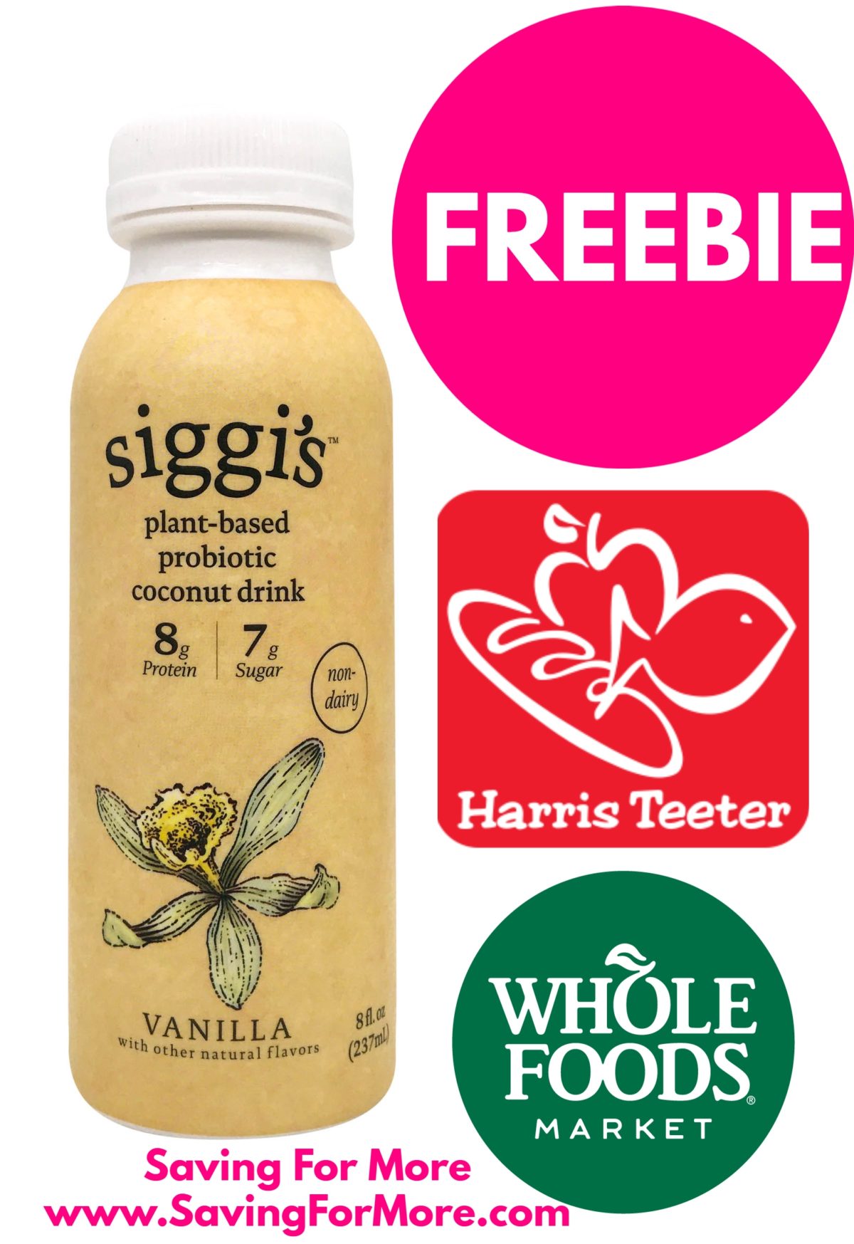 Free Siggi’s Plant Based Probiotic Coconut Drink