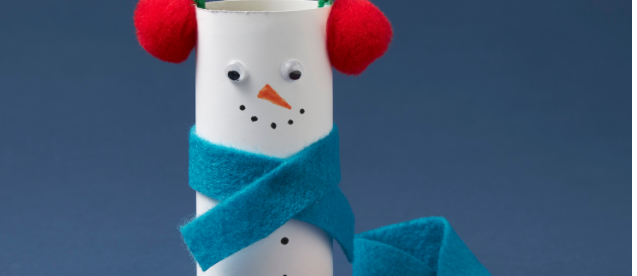 FREE Tube Snowman Craft Kit at Michaels