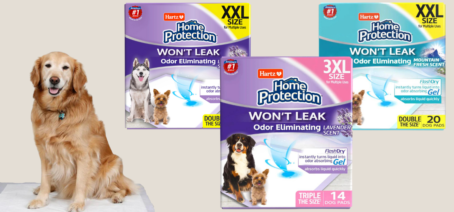 Free Hartz Home Protection Odor Eliminating Dog Pads