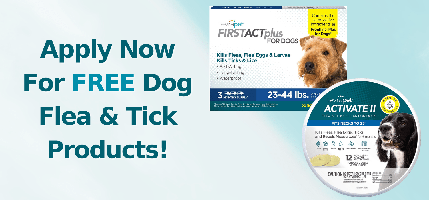 FREE TevraPet Dog Flea & Tick Collars or Drops