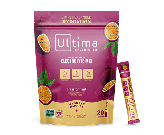 FREE Ultima Replenisher Single Serving Passionfruit Electrolytes