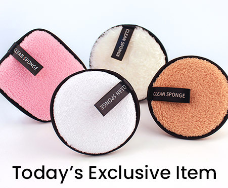 Free Microfiber Makeup Remover Sponge